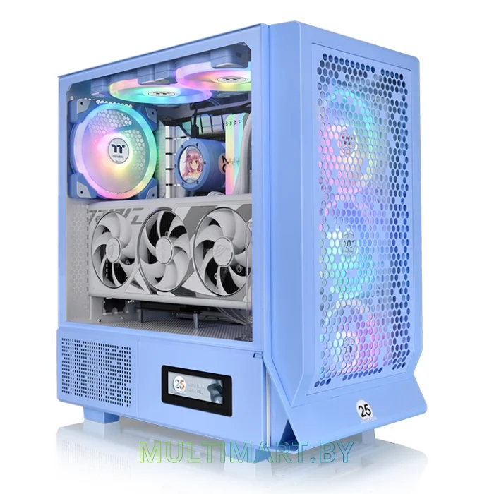 Корпус Thermaltake Ceres 330 TG ARGB Hydrangea Blue CA-1Y2-00MFWN-00
